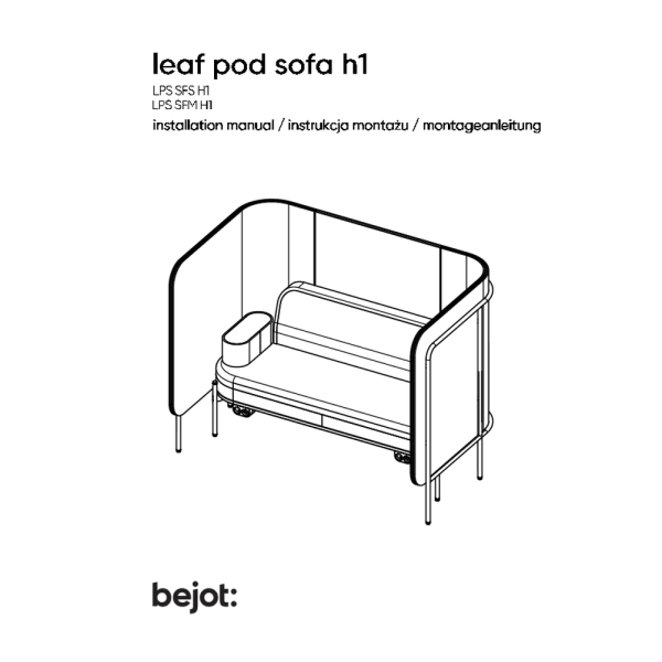 leaf_pod sofa_pod LPS SC LPS SU - installation manual